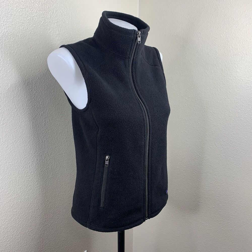 Patagonia Synchilla Black Full Zip Fleece Vest Women’s Sz Small